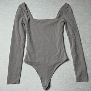 Babaton Taupe Long Sleeve Top